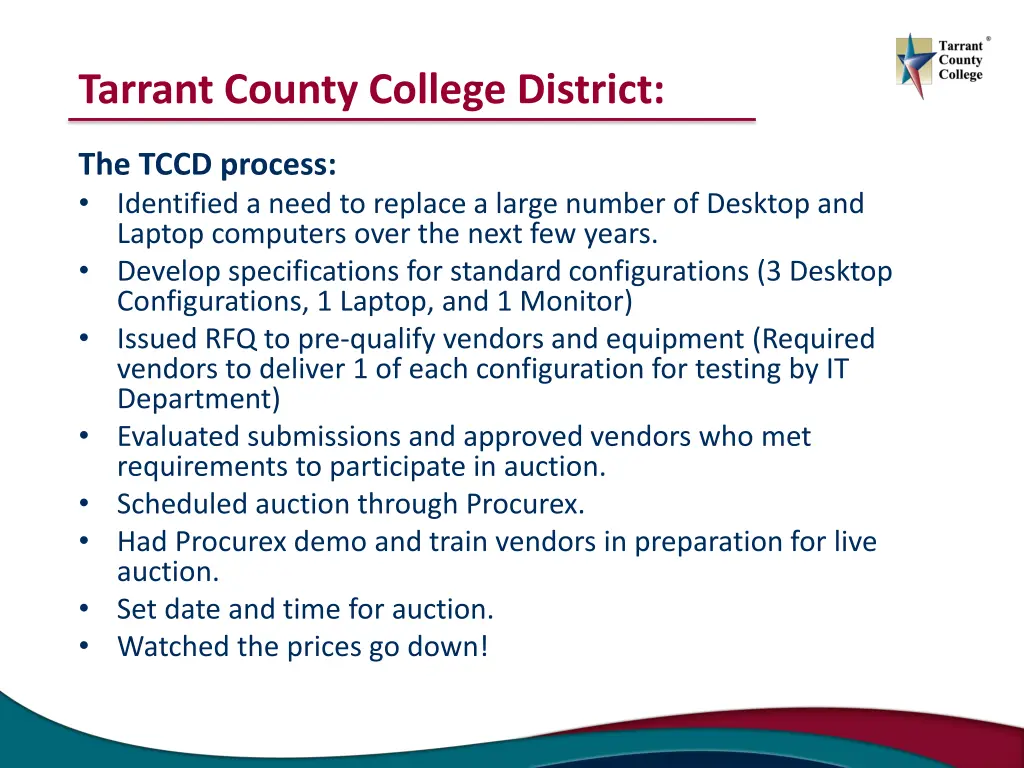 tarrant county college district 1