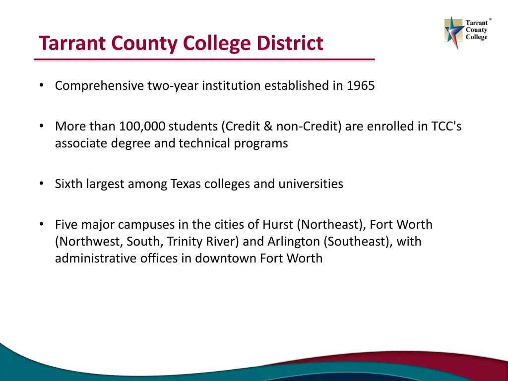 tarrant county college district