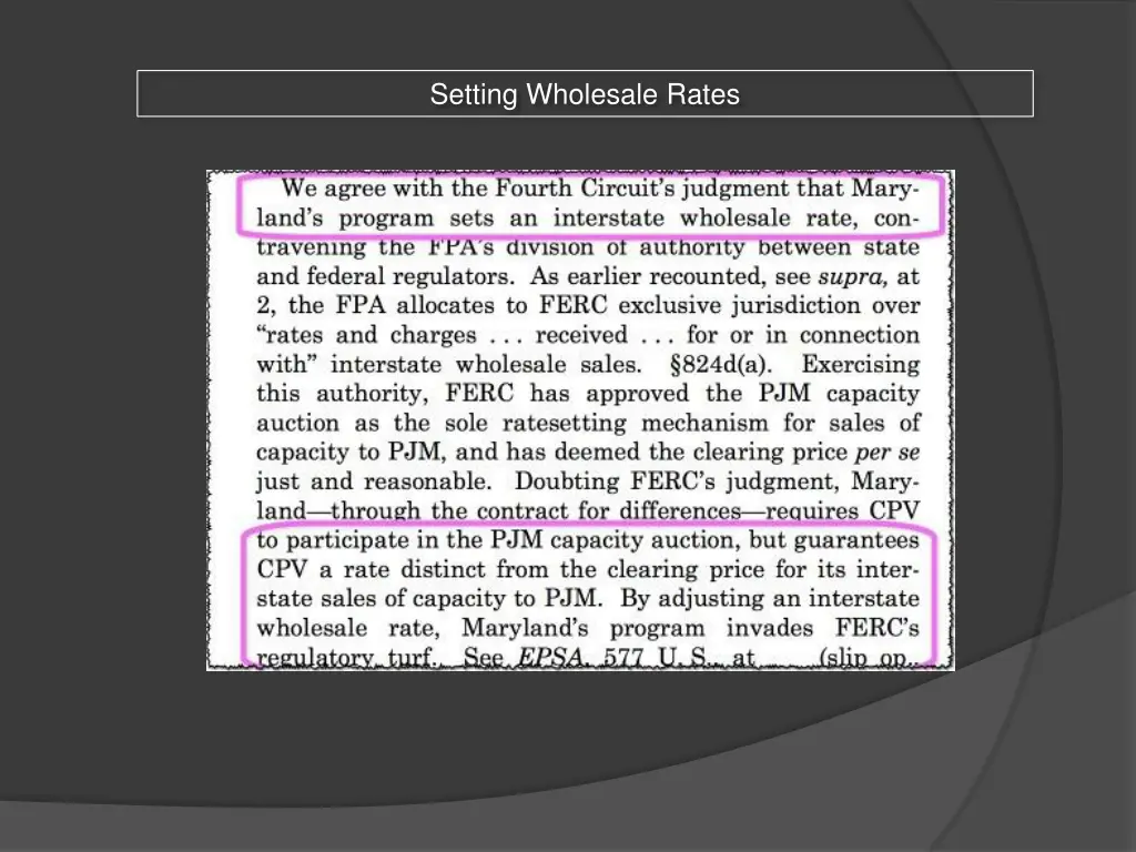 setting wholesale rates