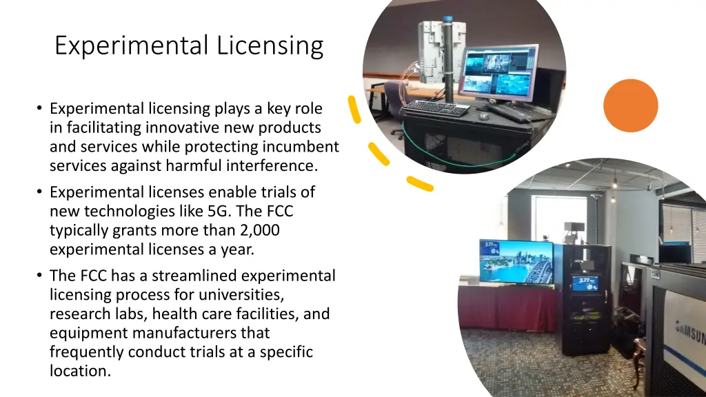 experimental licensing