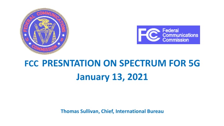 fcc presntation on spectrum for 5g january 13 2021