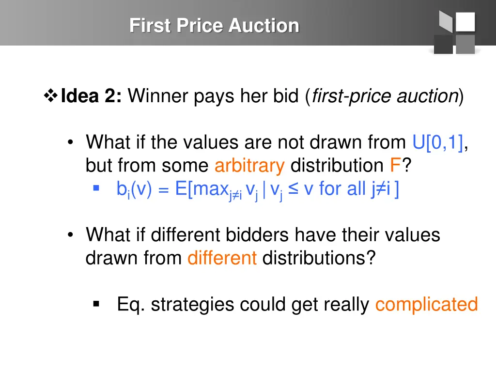 first price auction 1