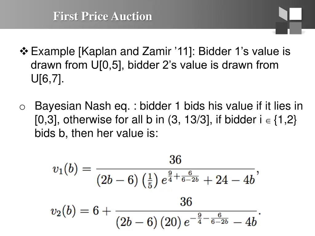 first price auction 3