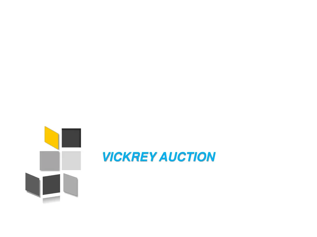 vickrey auction