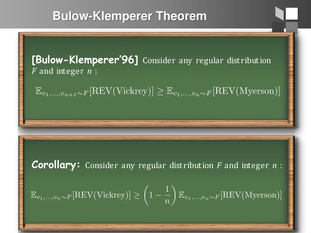 bulow klemperer theorem 1