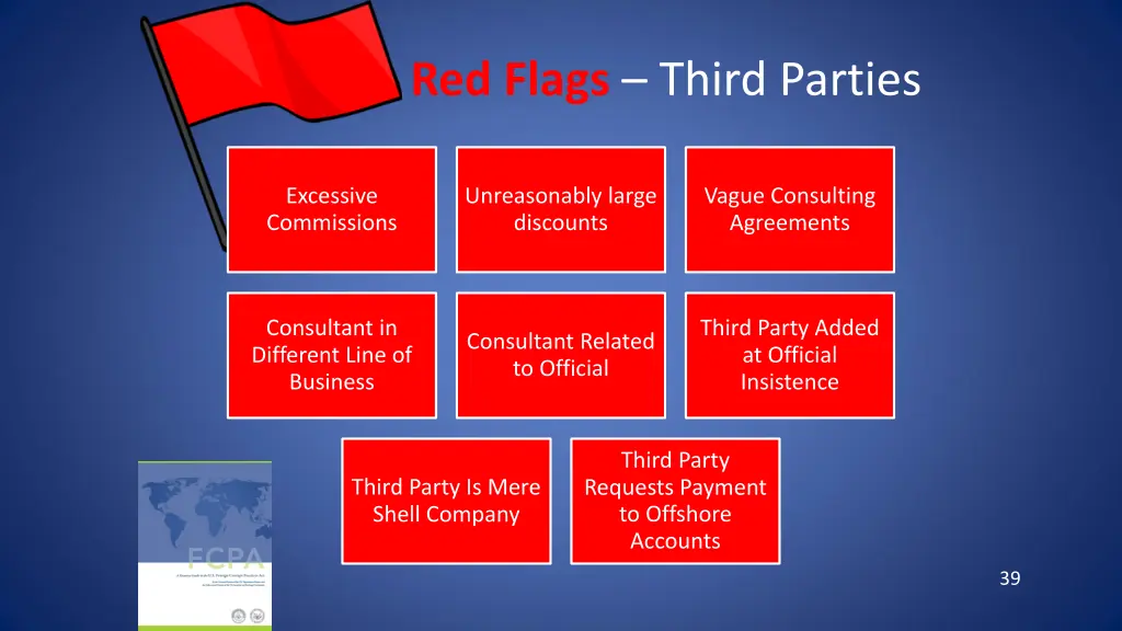 red flags third parties