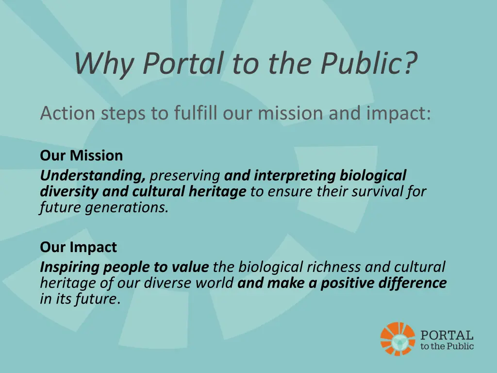 why portal to the public 2