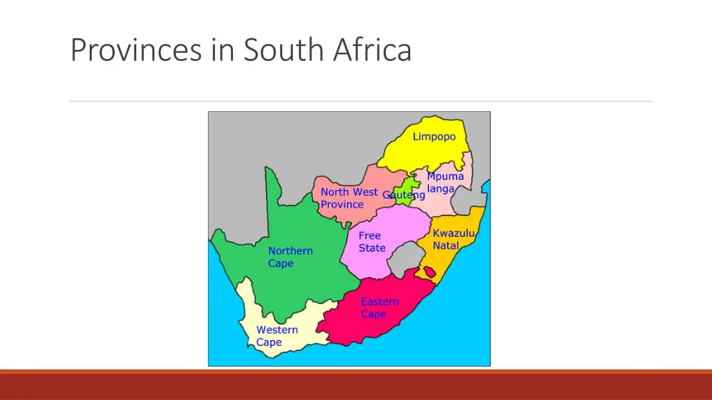 provinces in south africa