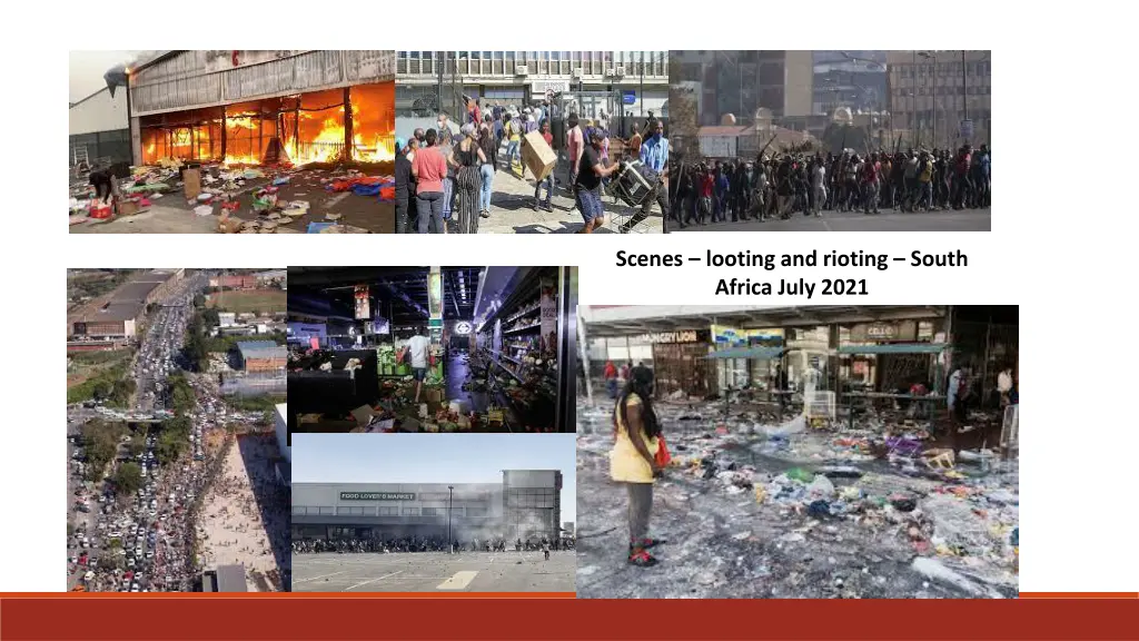 scenes looting and rioting south africa july 2021