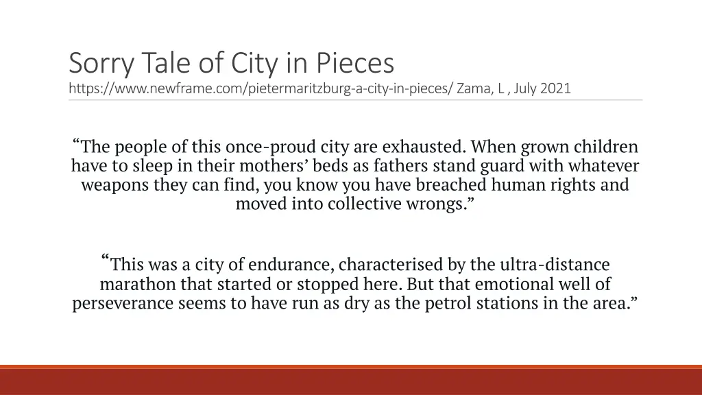 sorry tale of city in pieces https www newframe 1