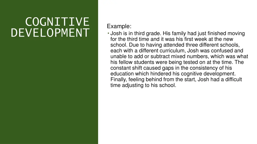 cognitive development 2