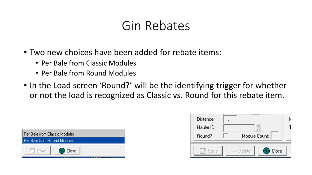 gin rebates