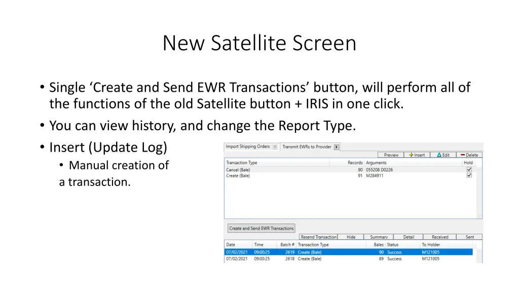 new satellite screen