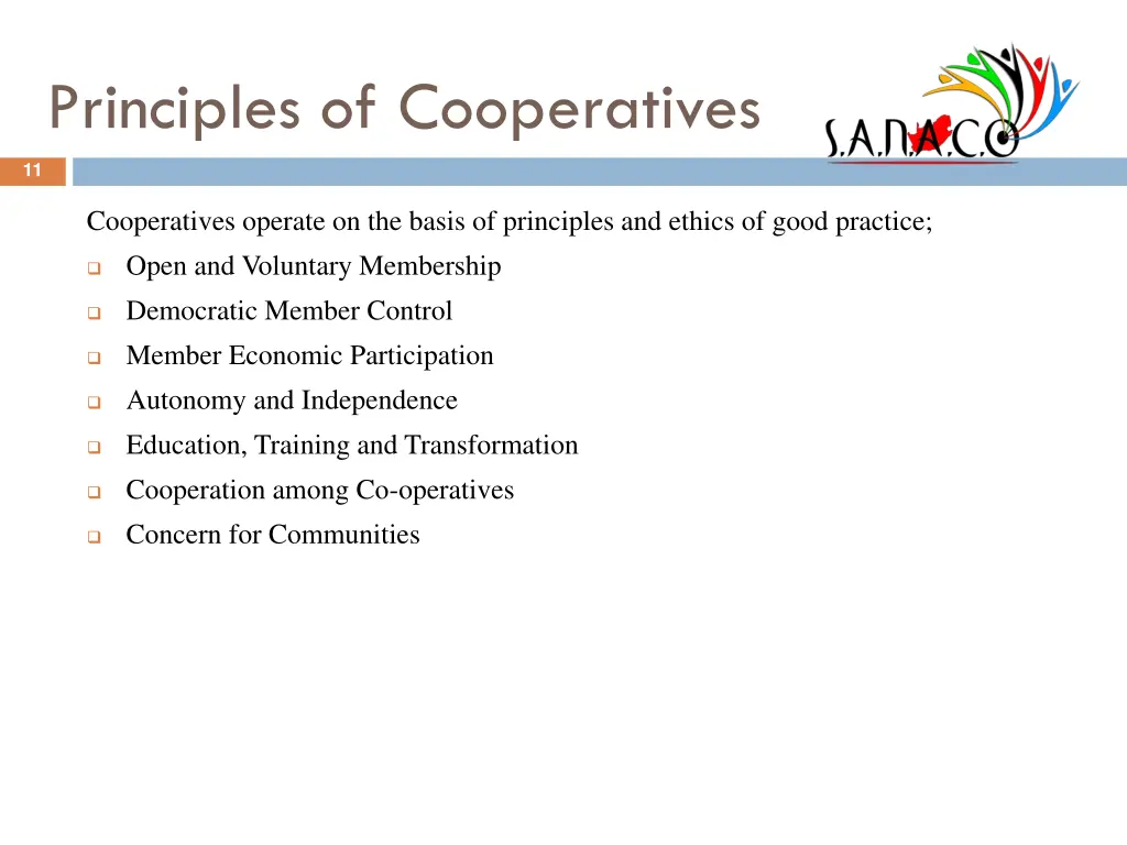 principles of cooperatives