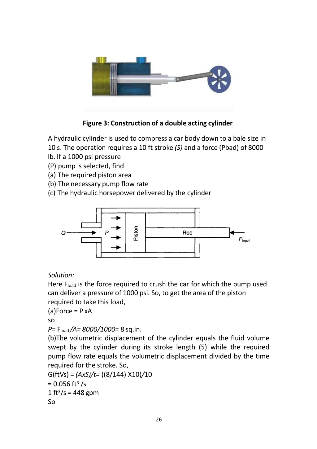 figure 3 construction of a double actingcylinder