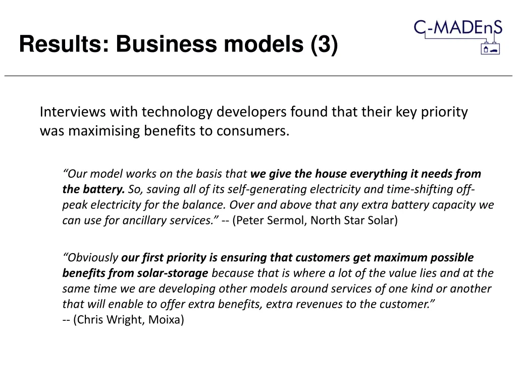 results business models 3