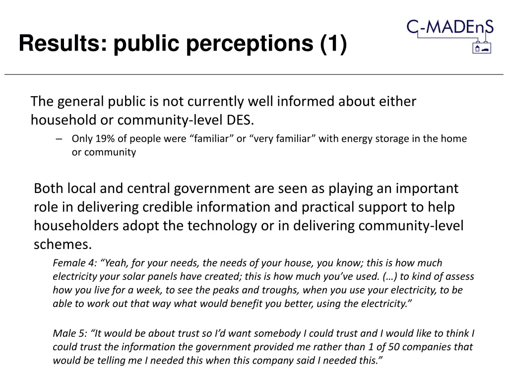 results public perceptions 1