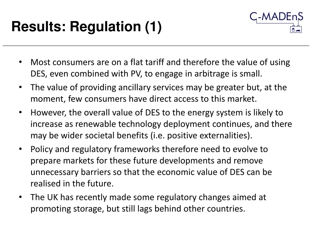 results regulation 1