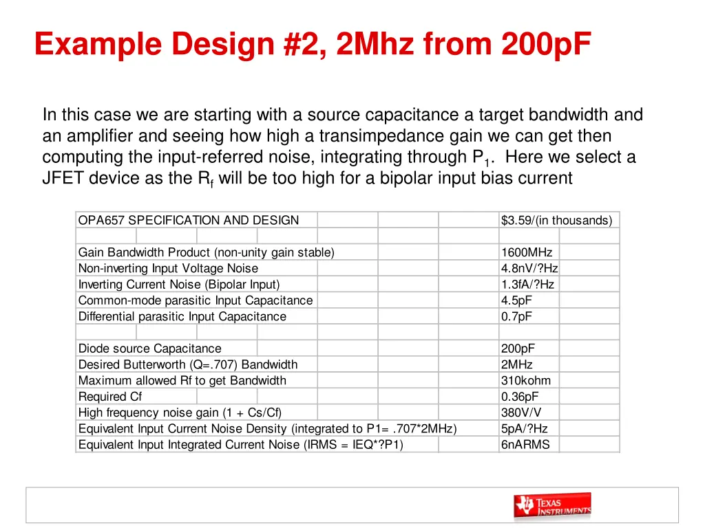 example design 2 2mhz from 200pf