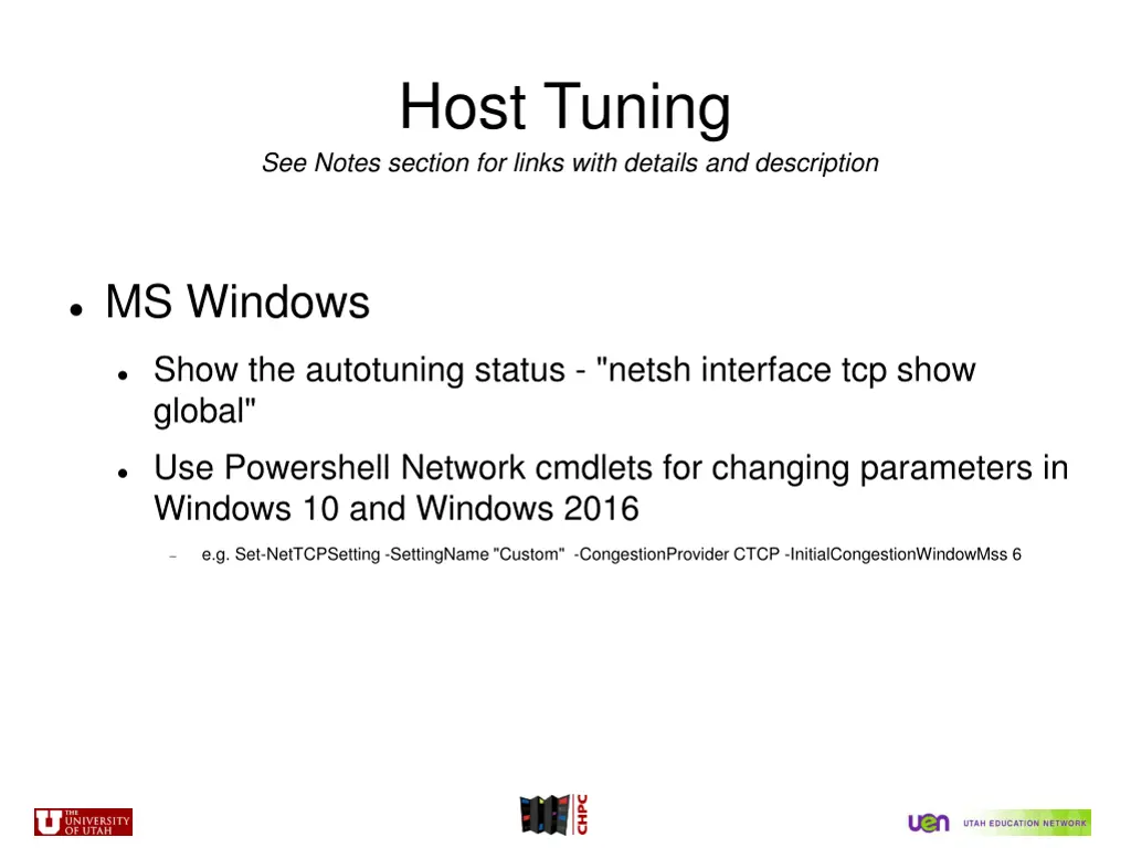 host tuning see notes section for links with 1