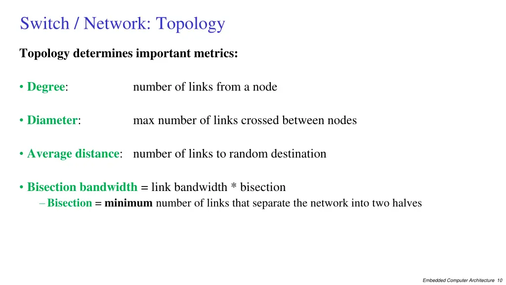 switch network topology