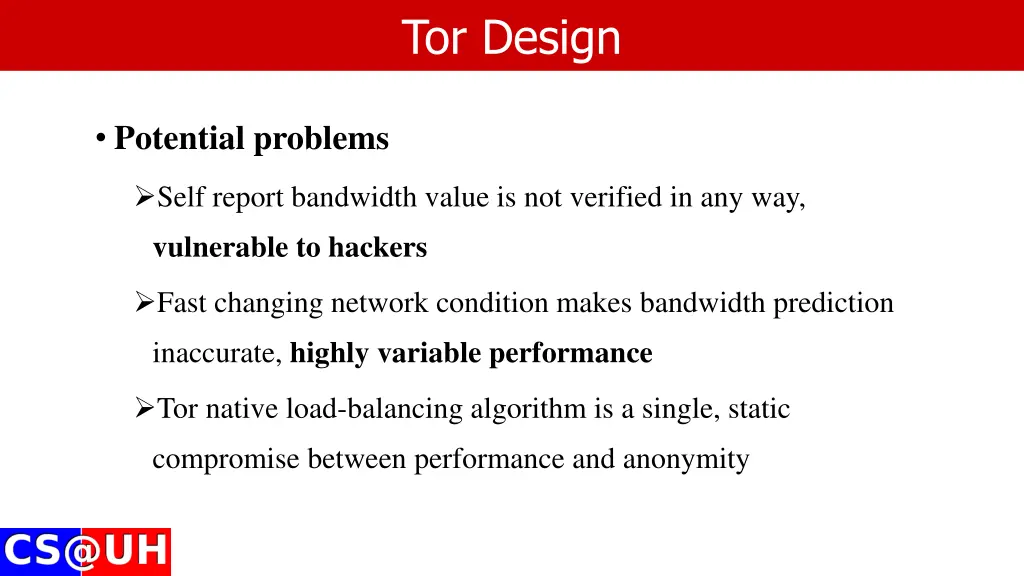 tor design 2