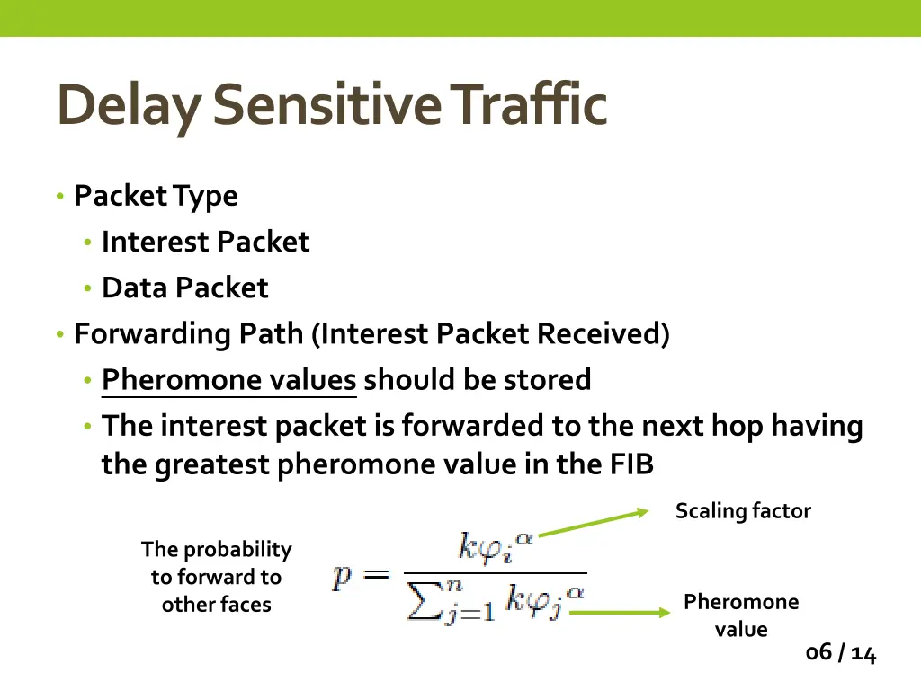 delay sensitive traffic