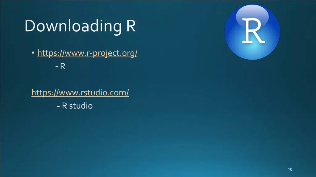 downloading r