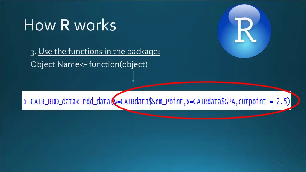 how r works 3
