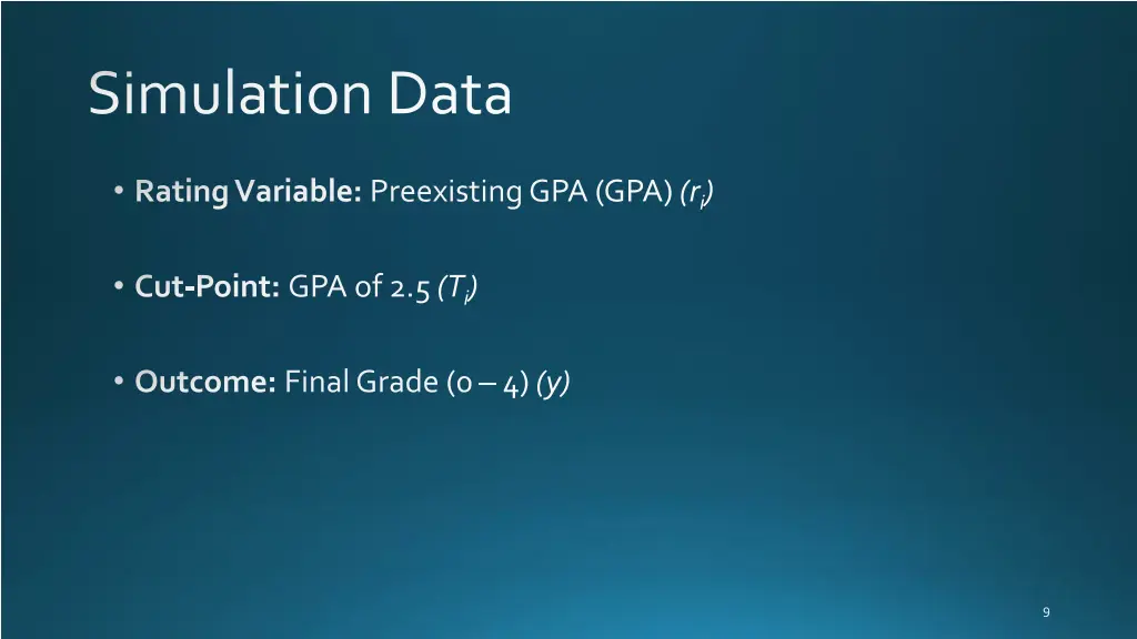 simulation data 1