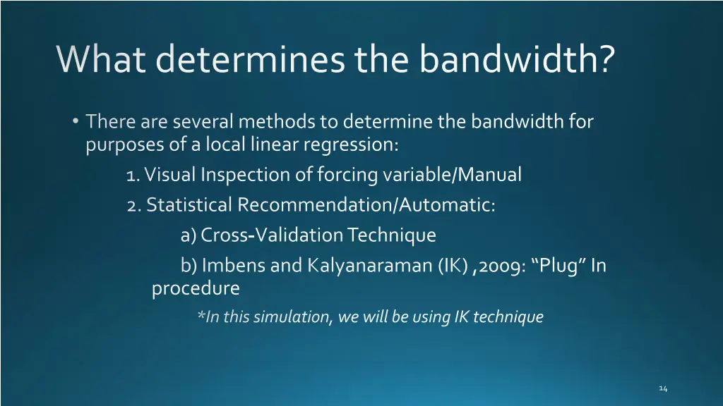 what determines the bandwidth 1