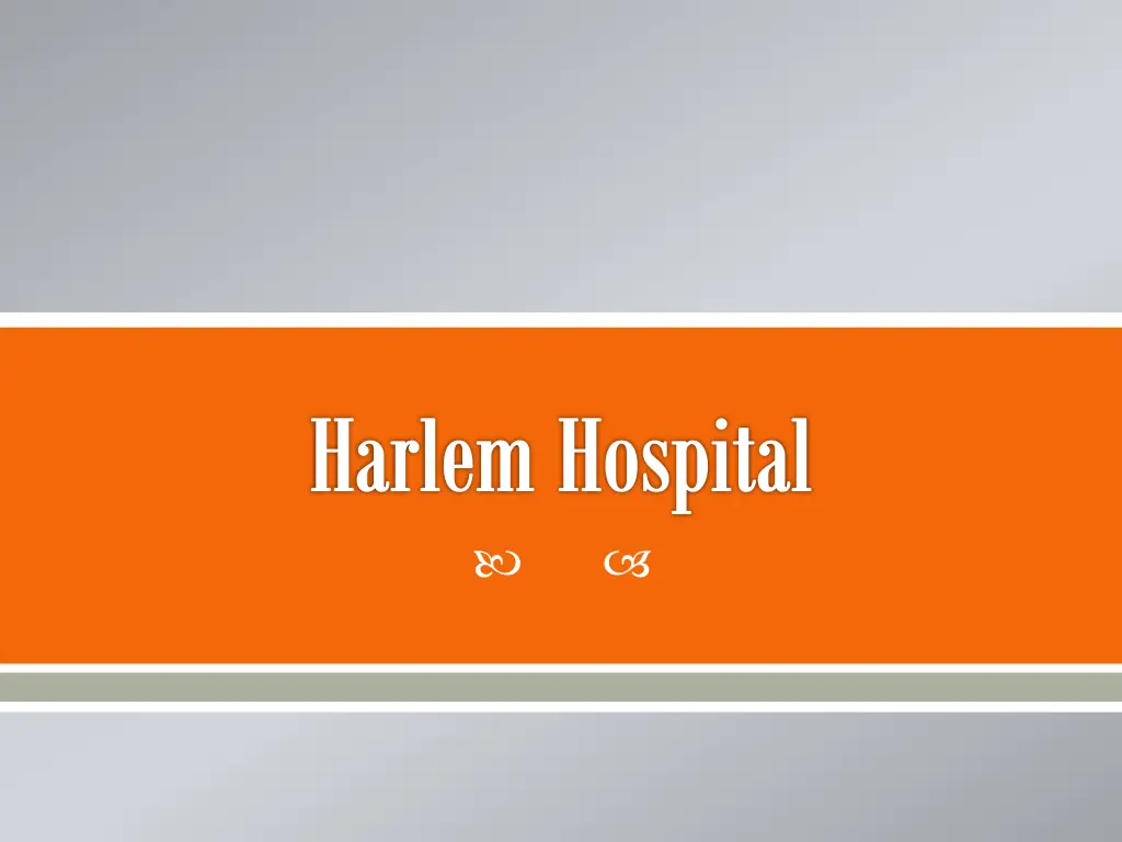 harlem hospital