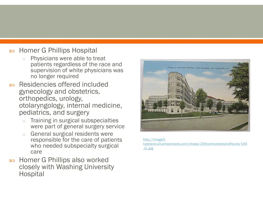 homer g phillips hospital o physicians were able