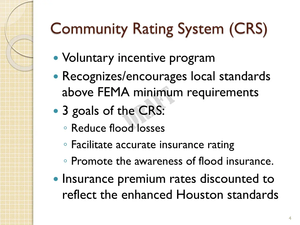 community rating system crs