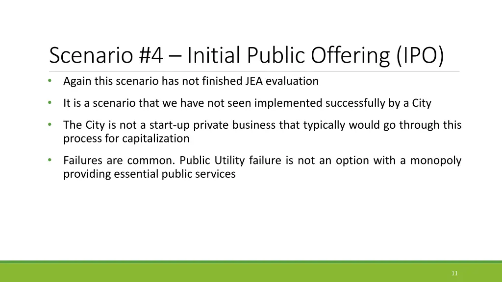 scenario 4 initial public offering ipo again this