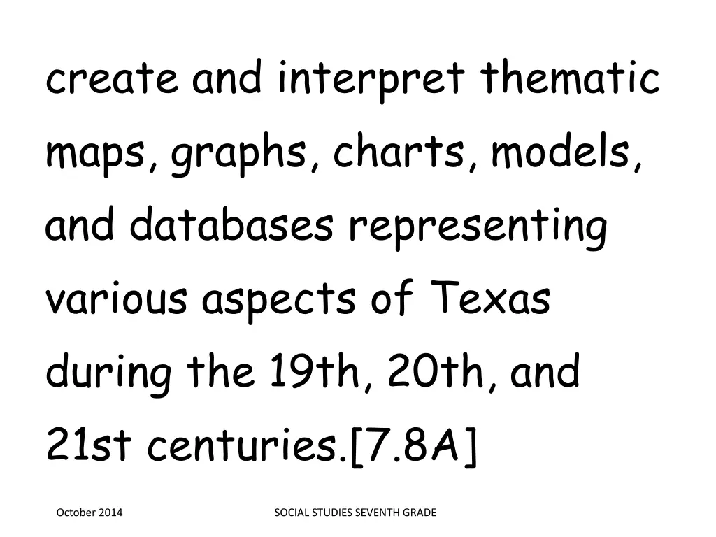 create and interpret thematic maps graphs charts