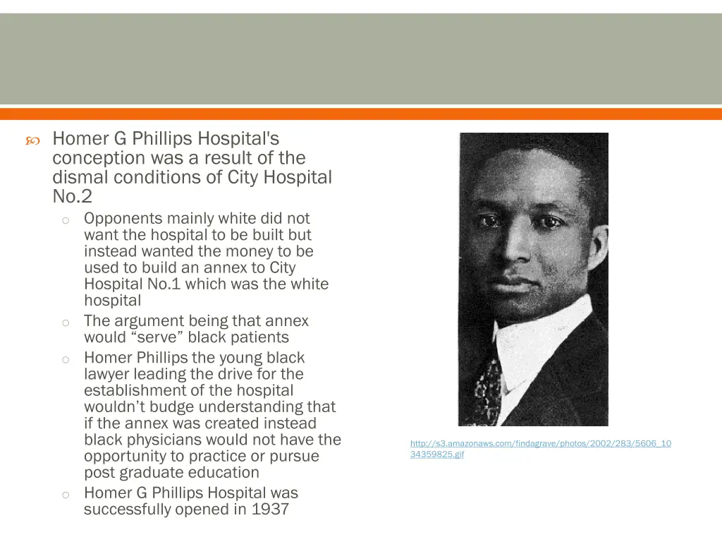 homer g phillips hospital s conception