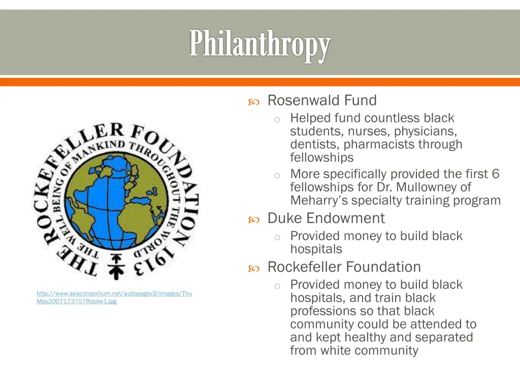 philanthropy