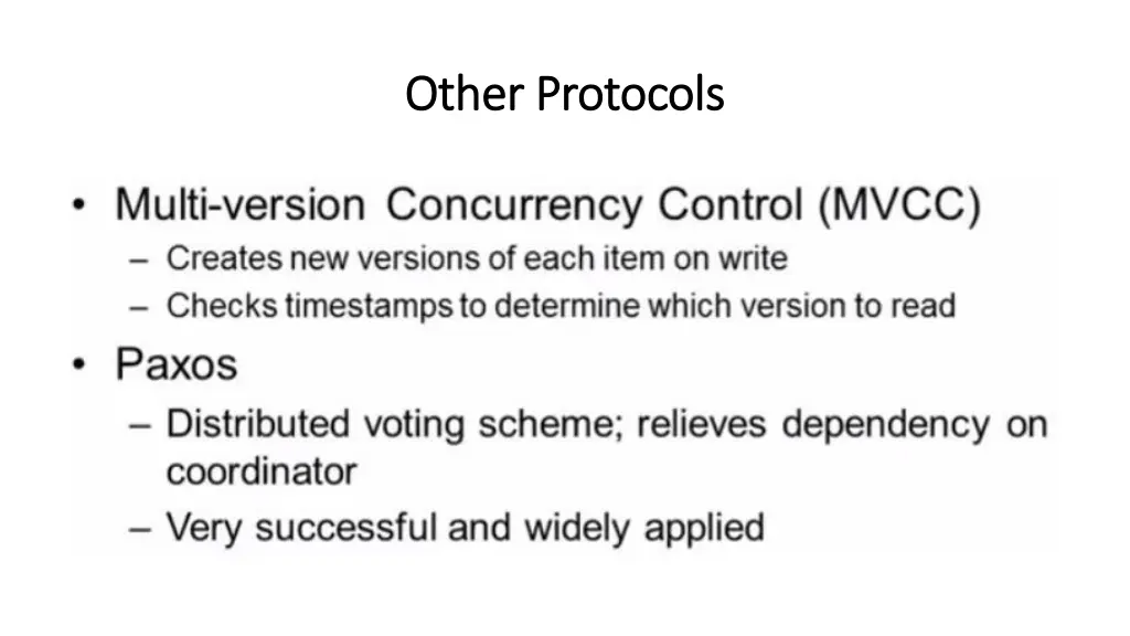 other protocols other protocols