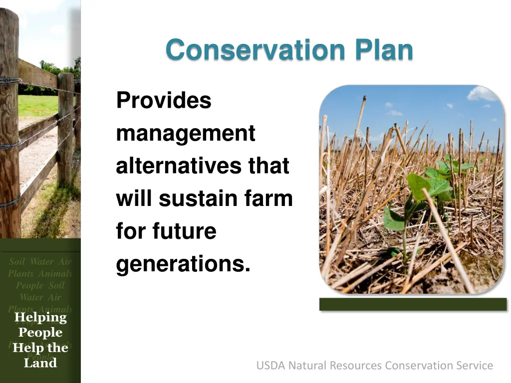 conservation plan 2