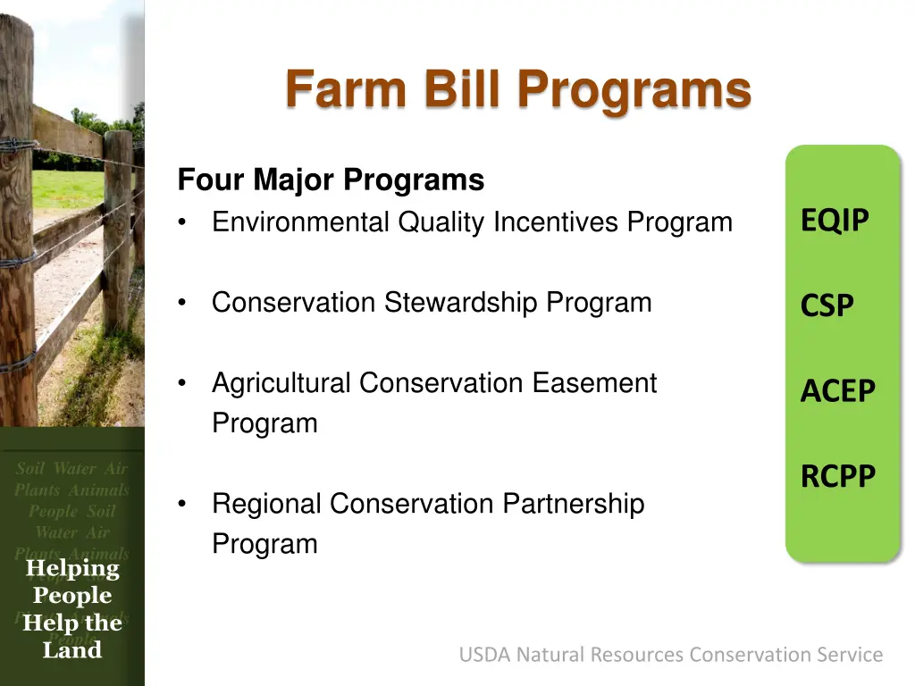 farm bill programs 3