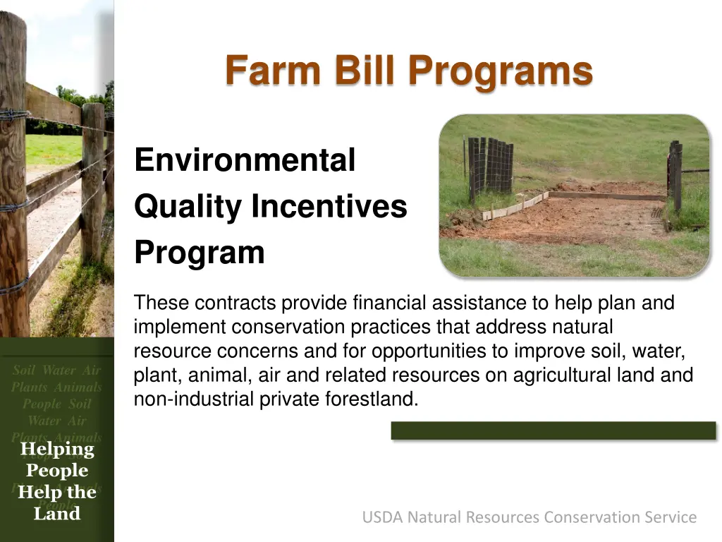 farm bill programs 5