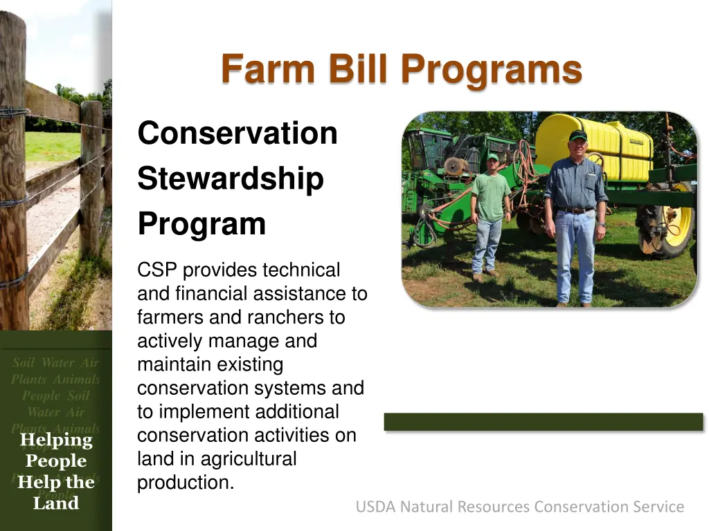 farm bill programs 6