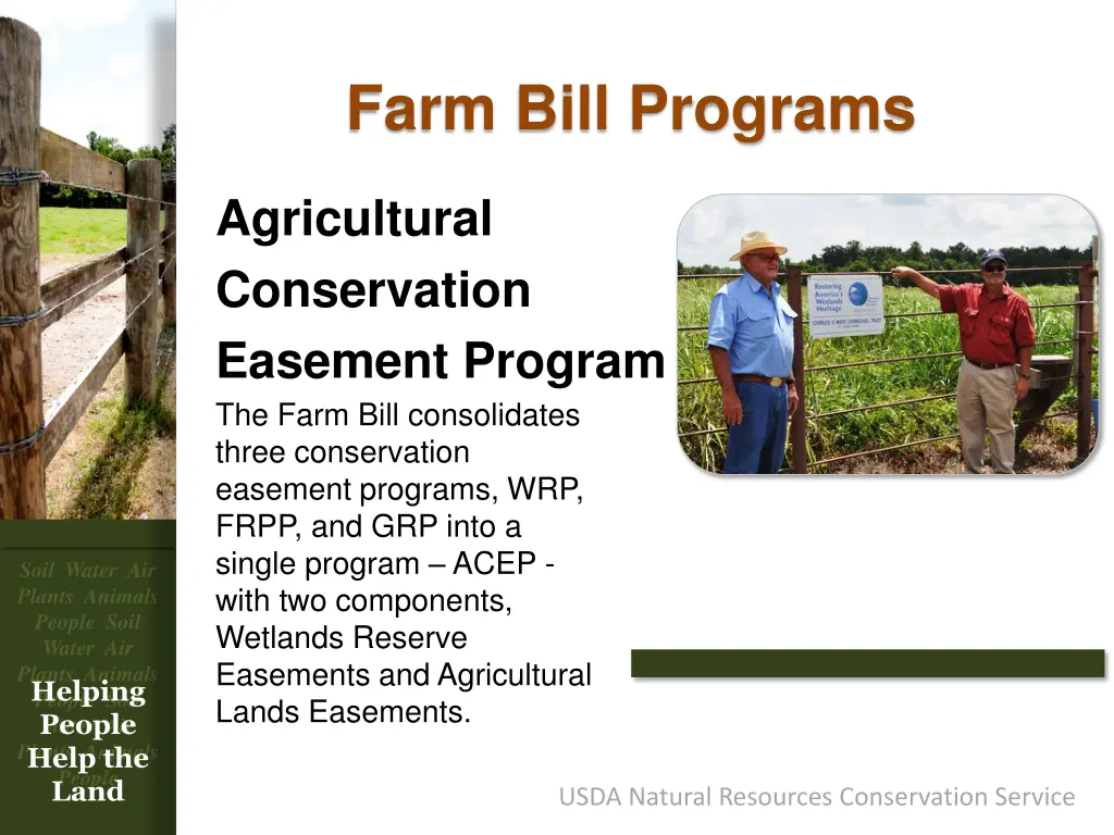 farm bill programs 7