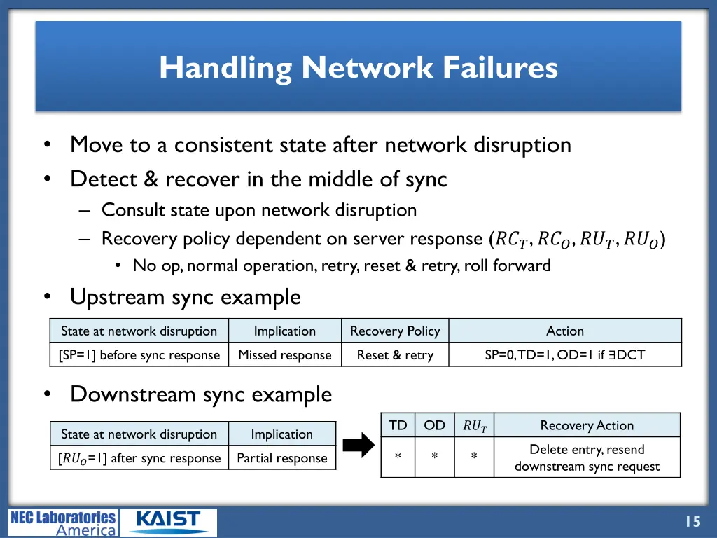 handling network failures