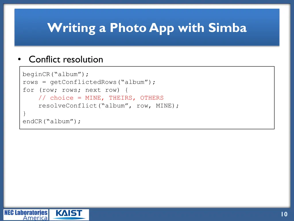 writing a photo app with simba 1