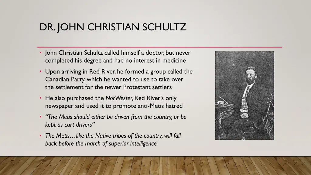 dr john christian schultz