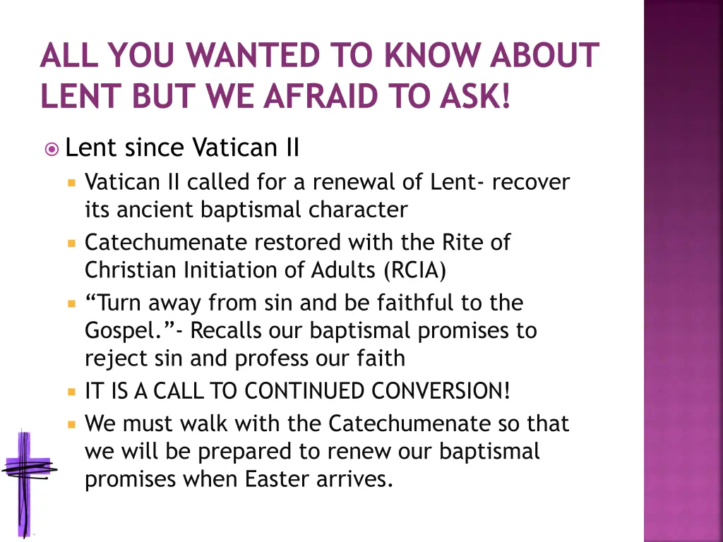 all you wanted to know about lent but we afraid 1