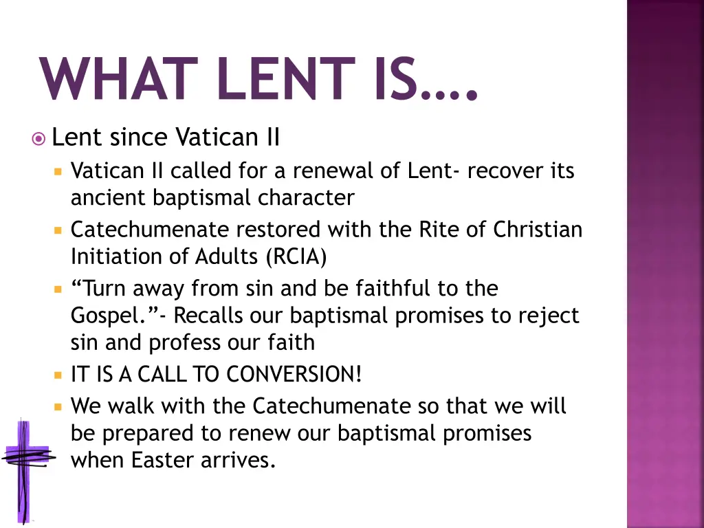 what lent is