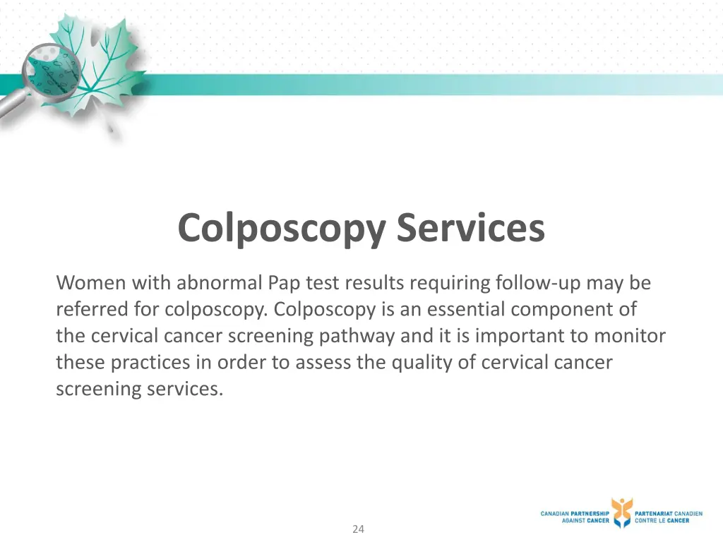 colposcopy services